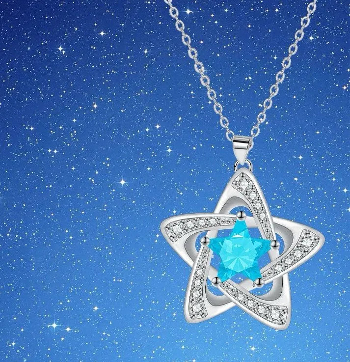 Aquila Blue Star ๐ Pendant Necklace