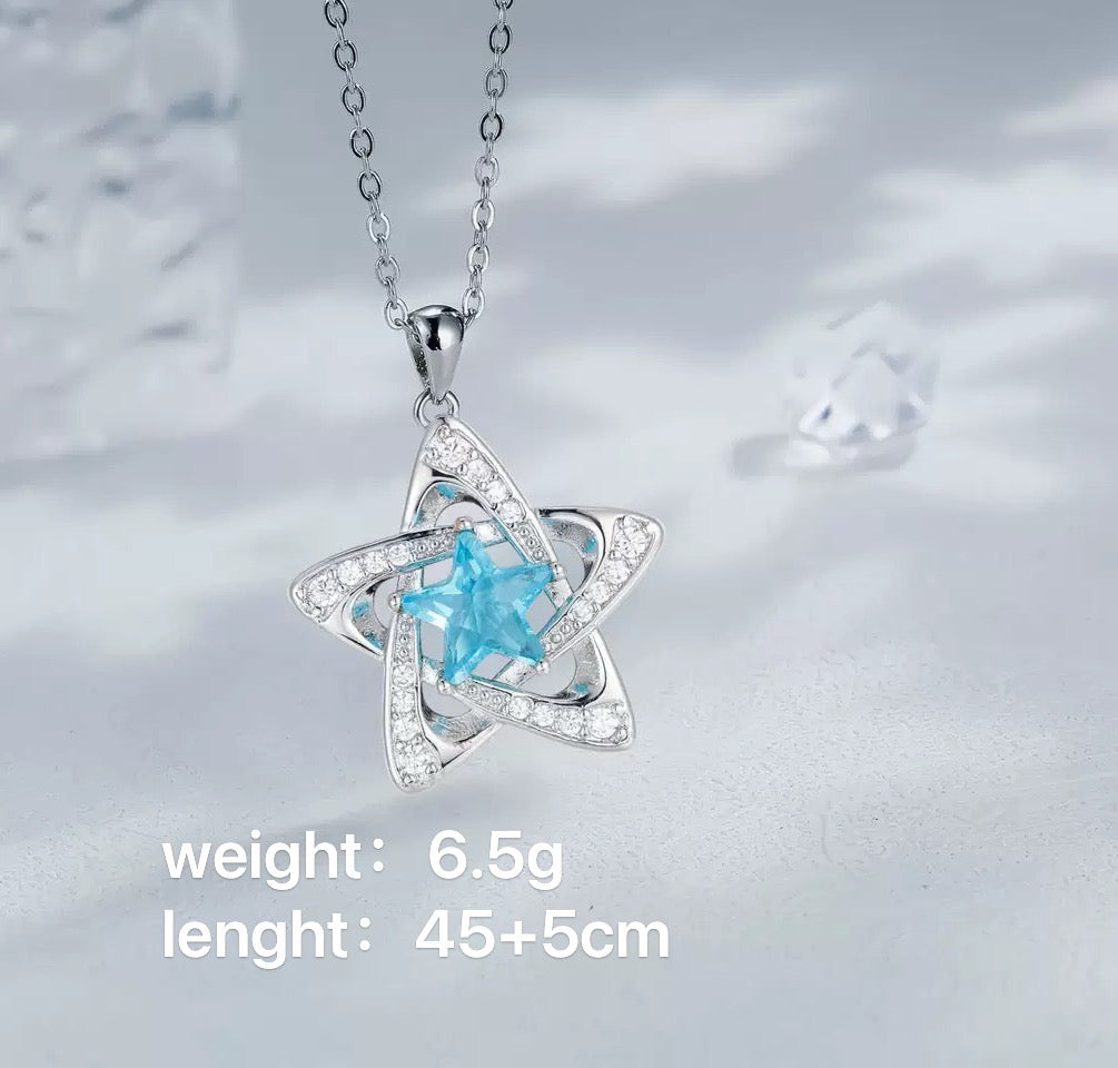 Aquila Blue Star ๐ Pendant Necklace