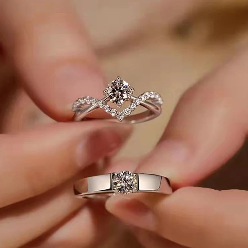 Luminous Legacy Diamond Engagement Couple Ring