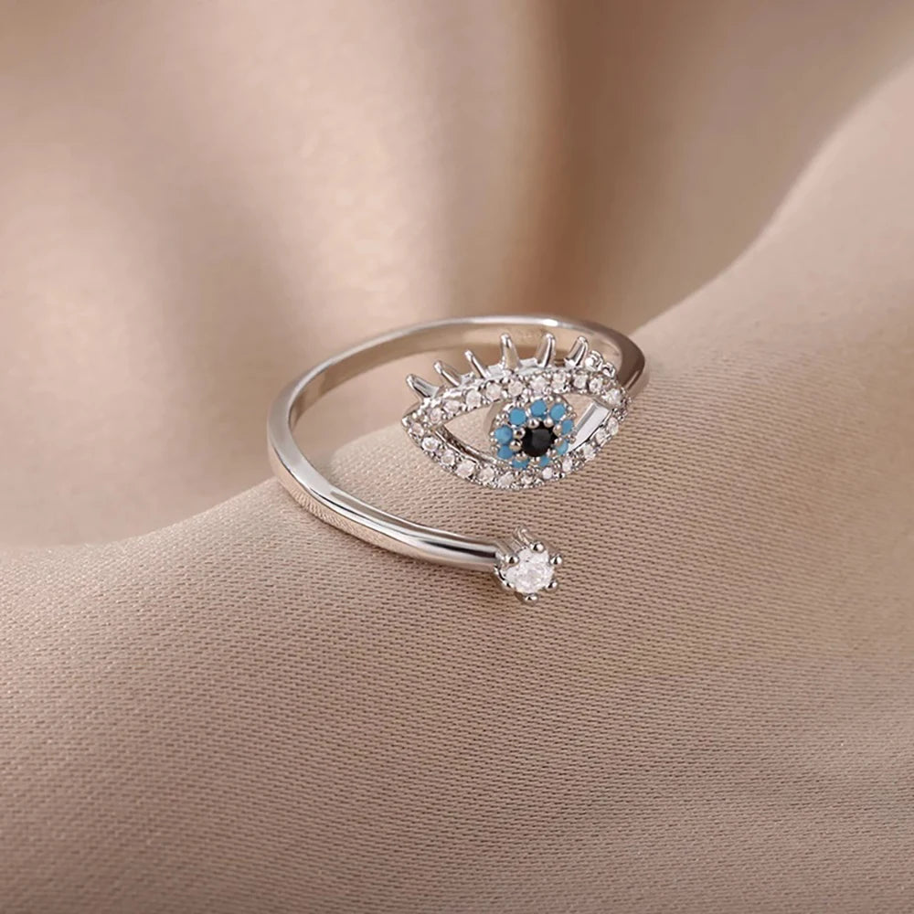 Evil Eye - Adjustable Ring