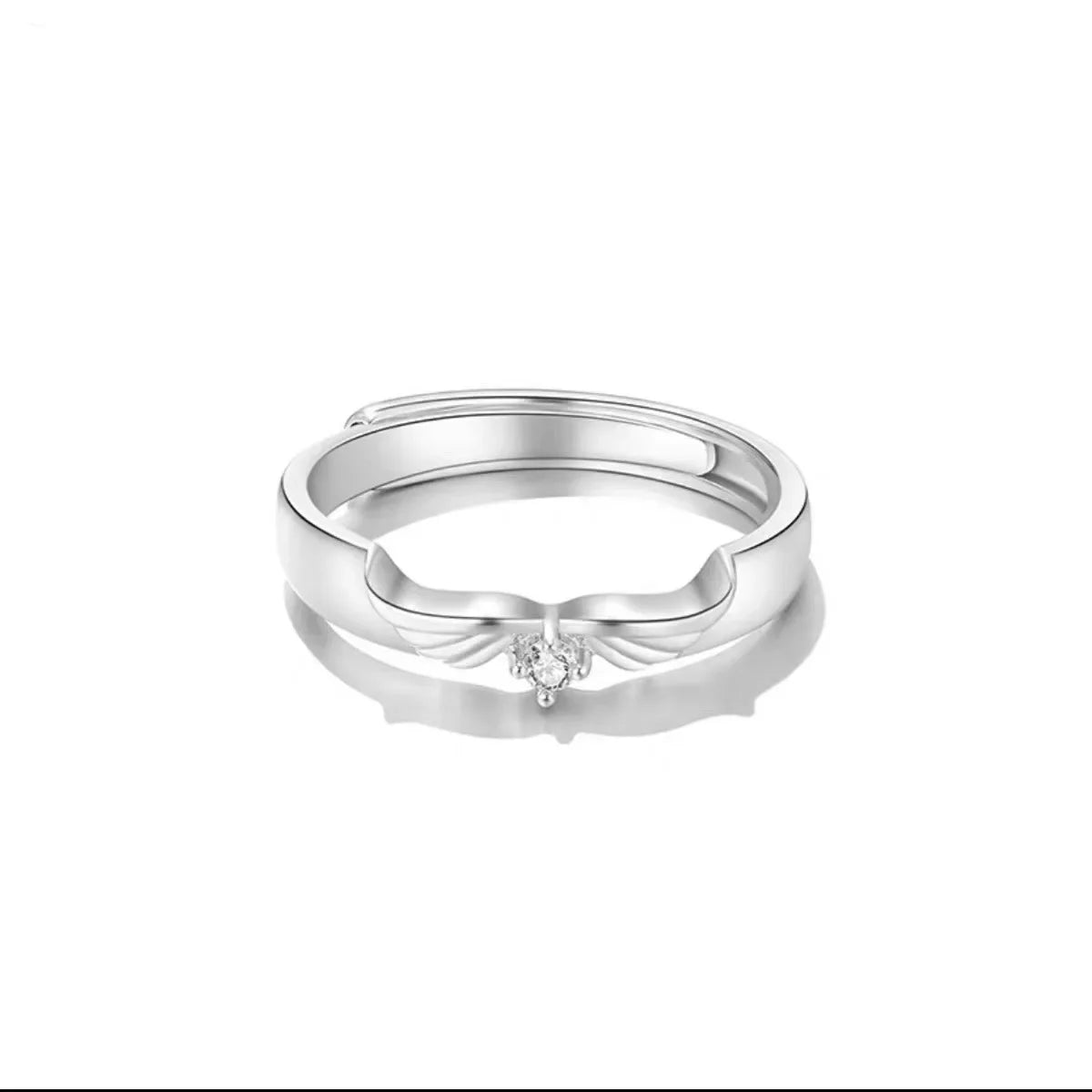 Seraphina Angel Wings Royal Bond Couple Ring