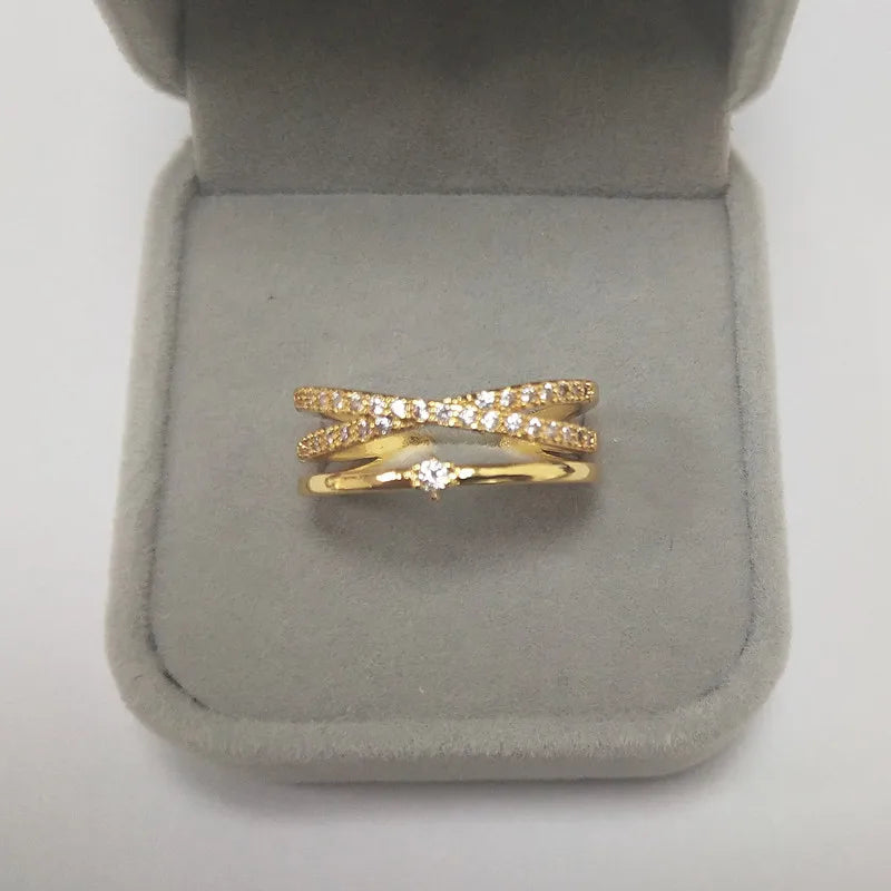 Trilogy Band Diamond Glamour Spark Ring