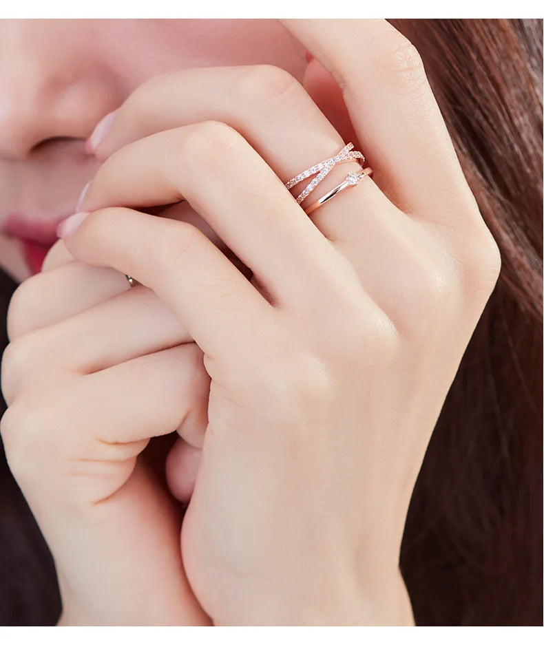 Trilogy Band Diamond Glamour Spark Ring