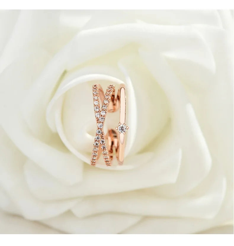 Trilogy Band Diamond Glamour Spark Ring