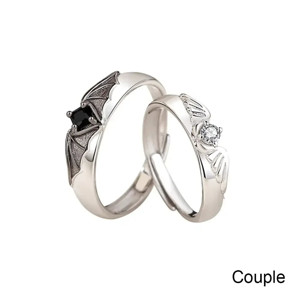 Angel & Demon Wings Royal Bond Couple Ring
