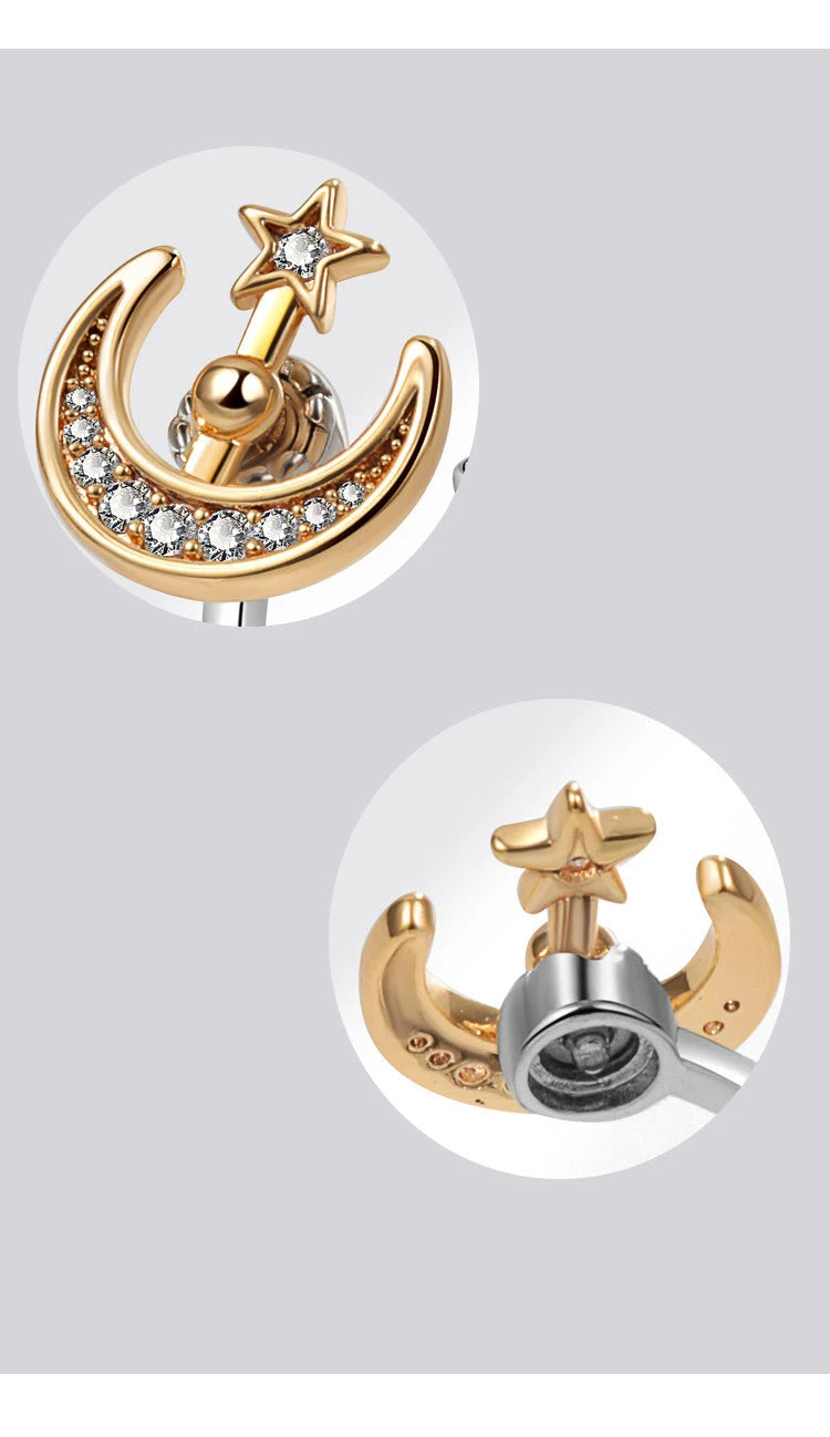 Moon Star Anti Anxiety Rotatable Ring