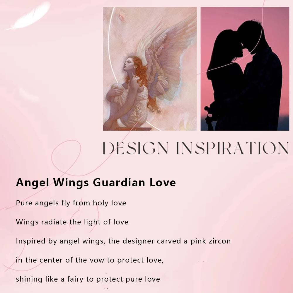 Seraphina Angel Wings Royal Bond Couple Ring