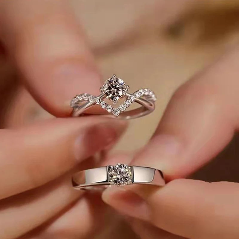 Luminous Legacy Diamond Engagement Couple Ring
