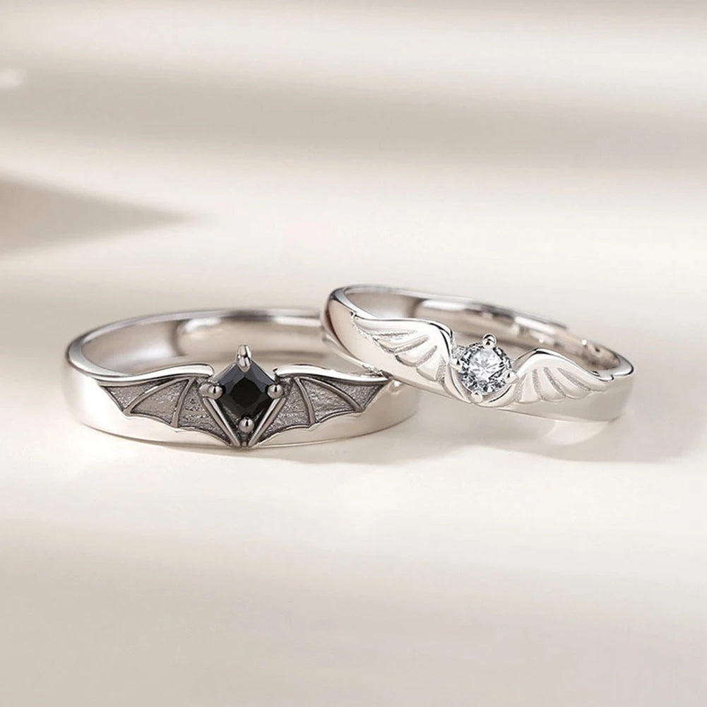Angel & Demon Wings Royal Bond Couple Ring