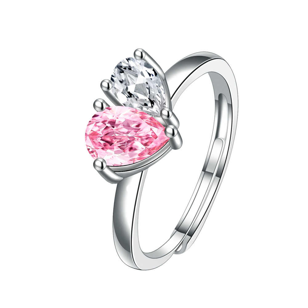 Teardrop Diamond Royal Bond Couple Ring