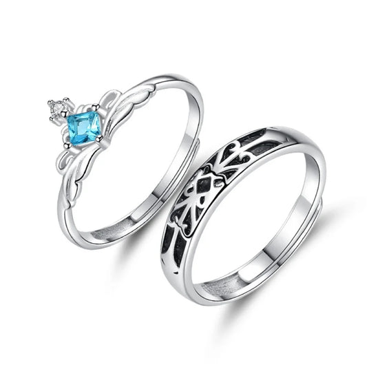 Cleopatra Crown Royal Bond Couple Ring